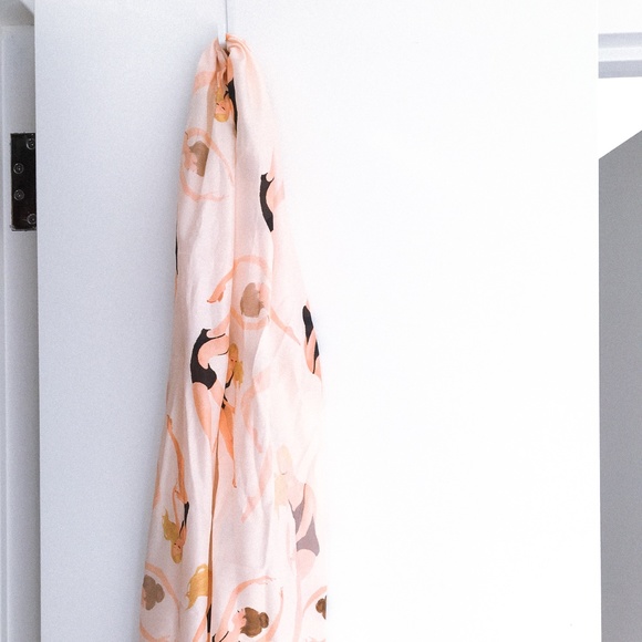 Swimming Ladies Silk Scarf - Picture 1 of 6